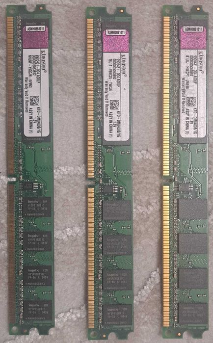 DELL Optiplex GX620 RAM 3x1GB Kingston