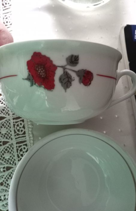 Filiżanki porcelana. Karolina