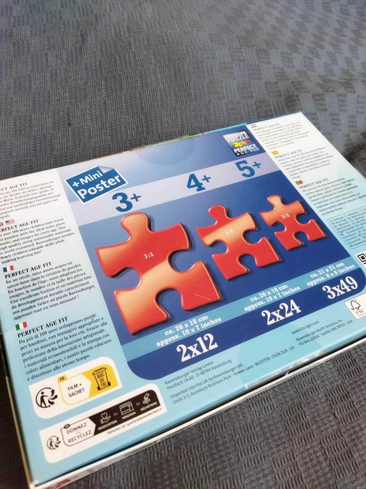 Пазли Ravensburger 3x49 елементів