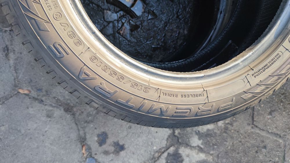 opony lato 215x55x16 MAXXIS 2szt 300zł 2020r