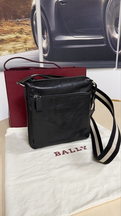 Кожаная мужска сумка Bally. Оригинал.