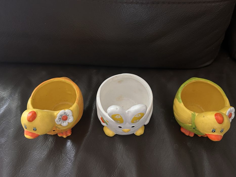 Doniczki na Wielkanoc zestaw 3 szt