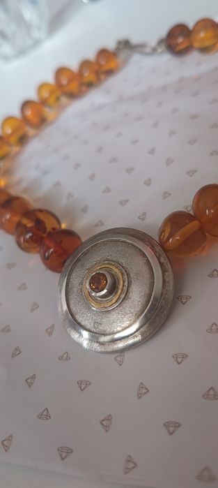 Naszyjnik z bursztynu