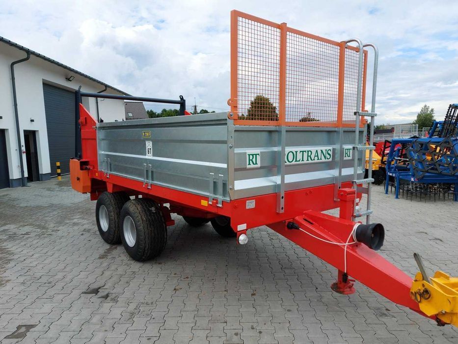 Rozrzutnik ROLTRANS, ładowność 6 t poziome wałki