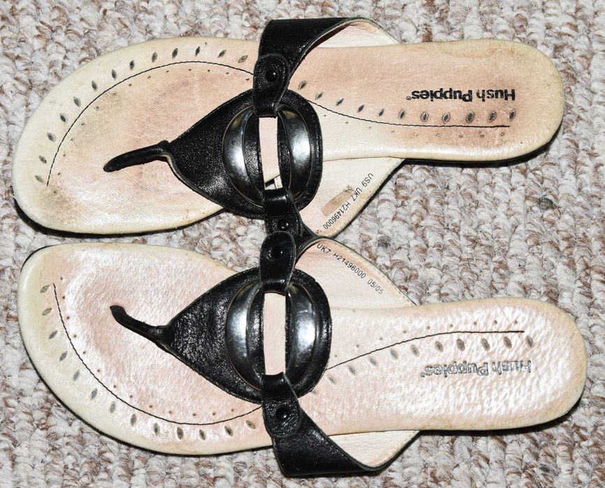 HUSH PUPPIES klapki japonki skóra 40