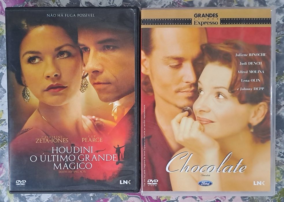 2DVDs Houdini o ultimo grande Mágico e Chocolate
