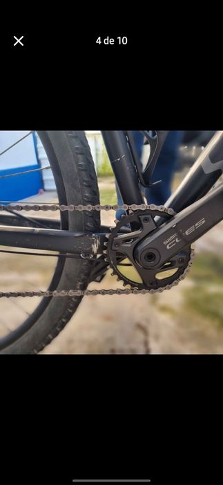 Bicicleta btt e vários acessórios