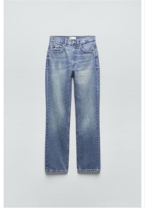 Джинси Zara high rise straight