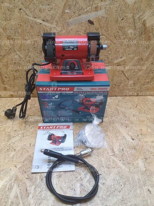 Точило Гравер Start pro SBG-300FS Гибкий Вал мини точильный станок