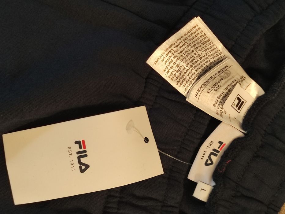 FILA spodnie dresowe L – NOWE, bawełna
