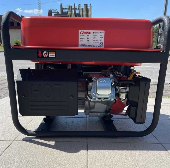 Бензиновий генератор 2.2 кВт. A-iPower A2200. Мідна обмотка.