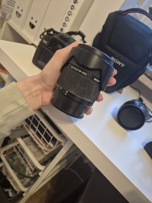 ZESTAW SONY ALPHA A350  i obiektyw Minolta af lens 50