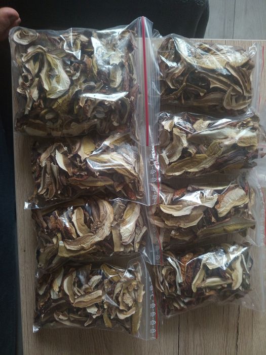 Borowiki Szlachetne suszone same łepki nie dziurawe