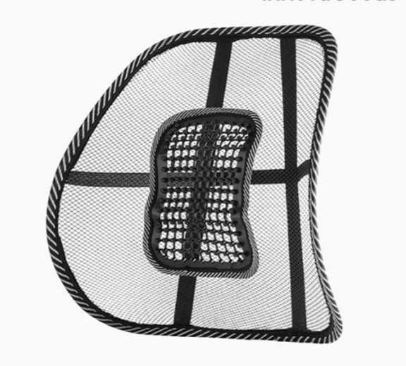 Suporte lombar ergonómico para cadeiras. Novo! Ainda embalado.