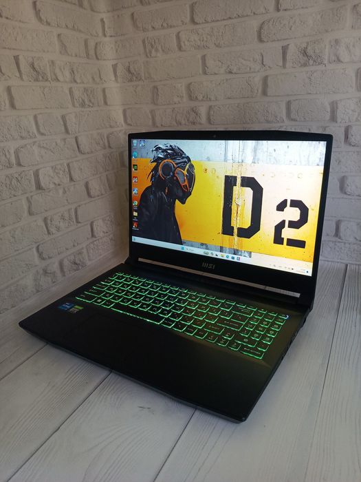 Геймерський ноутбук MSI KATANA GF66 12UGSK-836US  RTX 3070 Ti  I7-12650H 10 ядер 16 Gb DDR4 1 Tb SSD NVME  коробка