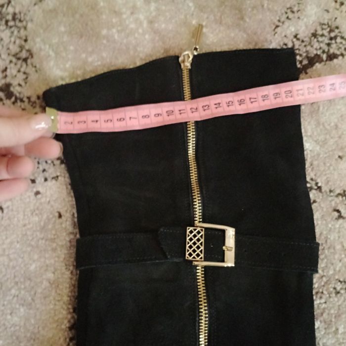 Ботфорди натуральна замша!!!