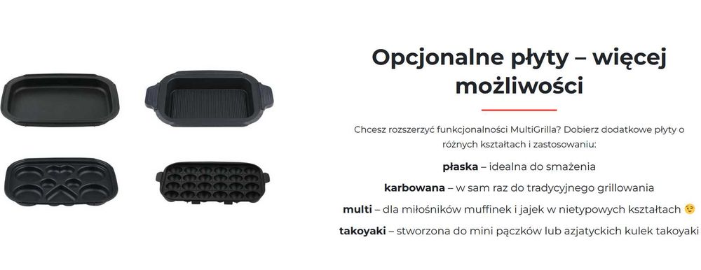 GRILL MultiGrill Kuvings wielozadaniow powłoka ceramiczna ceramic gril