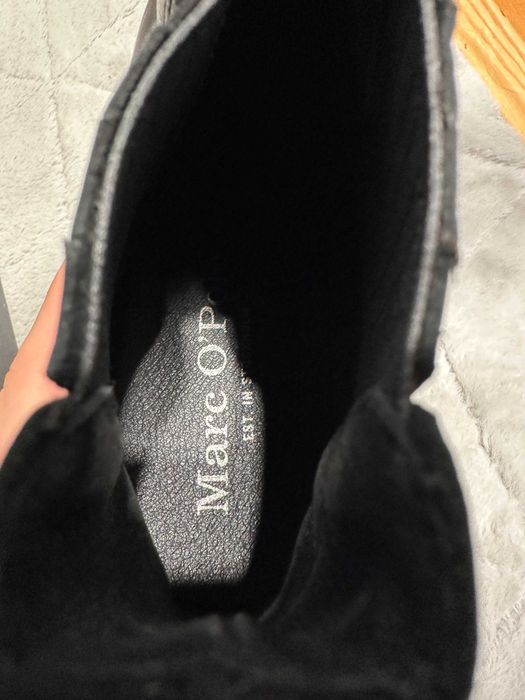 botki męskie skórzane marc o'polo elastic panelled chunky 41