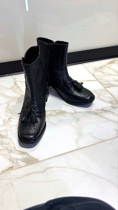 Шкіряні черевики 37 р.