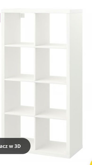 Kallax regał z 8 przegródkami