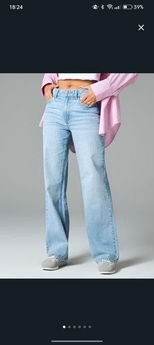 Джинси голубі Wide leg