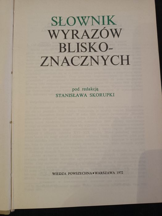 Słownik wyrazów bliskoznacznych