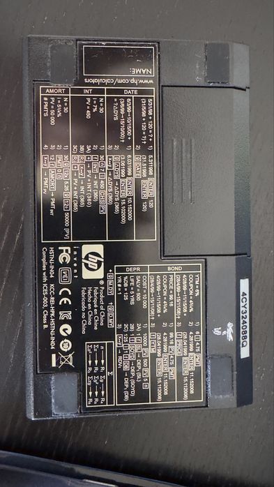 Calculadora HP 12 C com manual e em bom estado