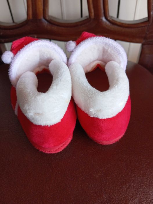 Pantufas de bebé pai natal 18