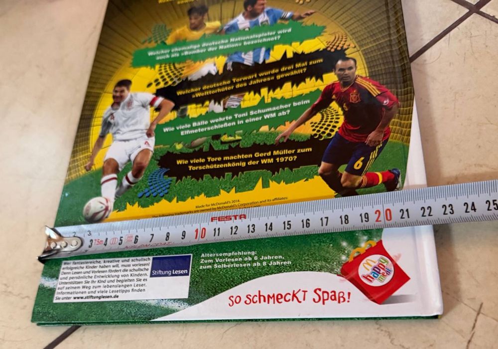 Книга  «Welt-Fußball-Rekorde 2014» Світові футбольні рекорди 2014