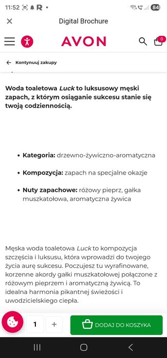 Avon Luck dla Niego 75 ml