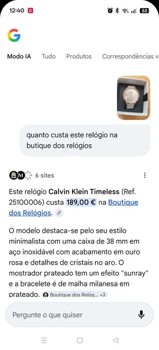 Calvin Klein original novo nunca usado