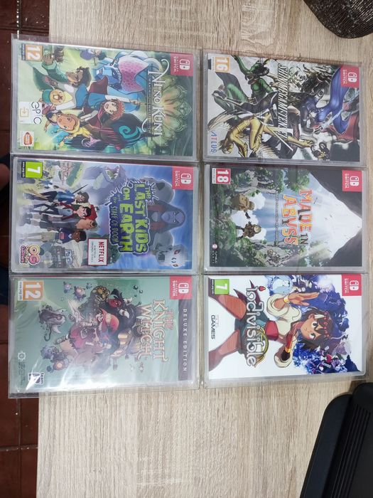Jogos nintendo switch selados, ni no kuni, Knight witch,made in abyss