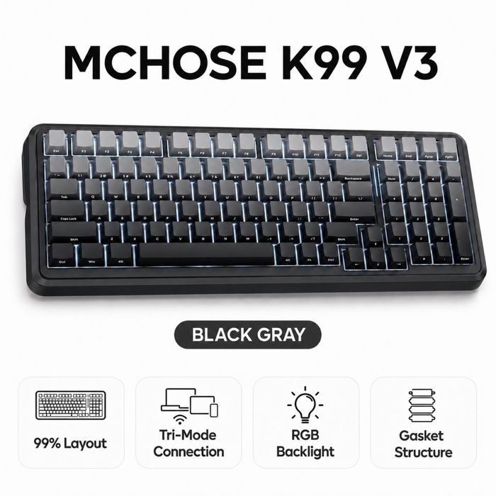 ‼️Клавіатура MCHOSE G75 G75 V2 G87 V2 K87S JET75 ACE68 G98 K99 ACE68 Turbo RGB