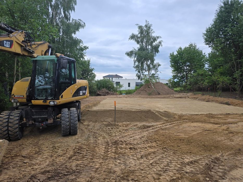 Usługi koparką kołową