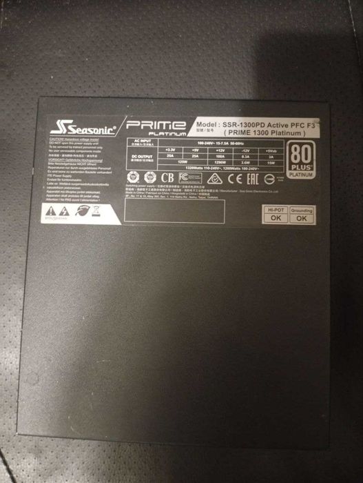 Блок питания Seasonic PRIME Platinum SSR-1300PD