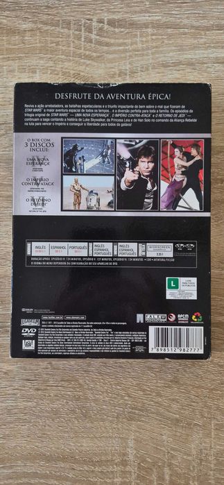 STAR WARS – 2 Trilogias em DVD | 6 Filmes | Colecionadores