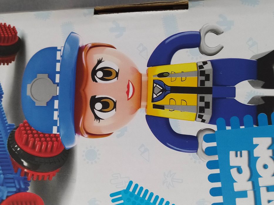 WYSYŁKA 0 zł. Klocki konstrukcyjne kolce, jeżyki stan Idealny,