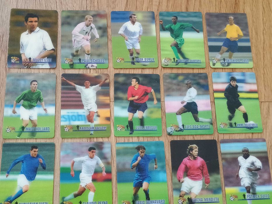 Karty Lay's Goool Club 2002 z piłkarzami 3D