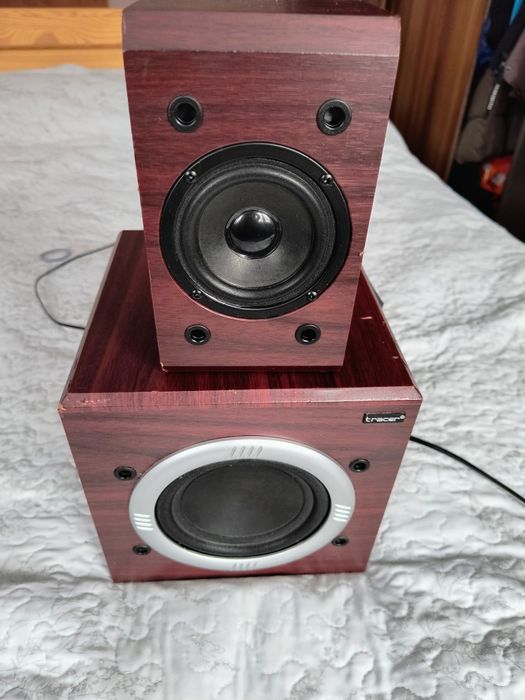 Zestaw głośników 2+1 subwoofer..aktywny..
