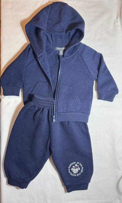 Костюмчик спортивний на флісі 3-6міс+жилет, кофточка та інше