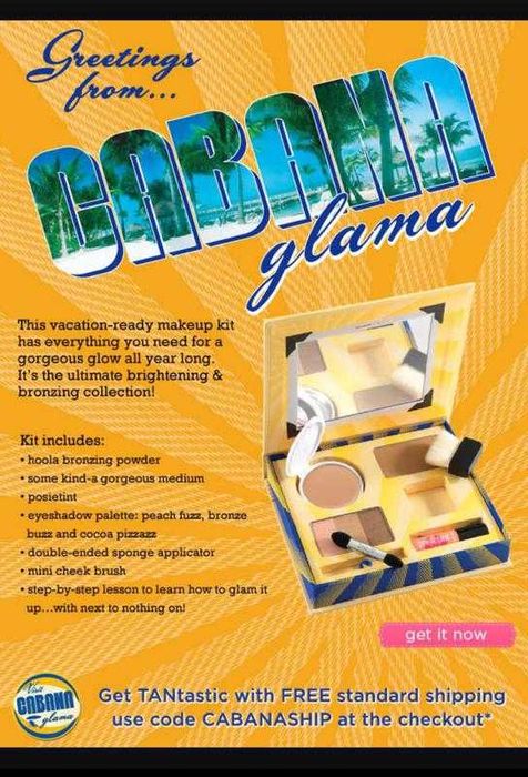 BENEFIT cabana набор тени бронзер пудра