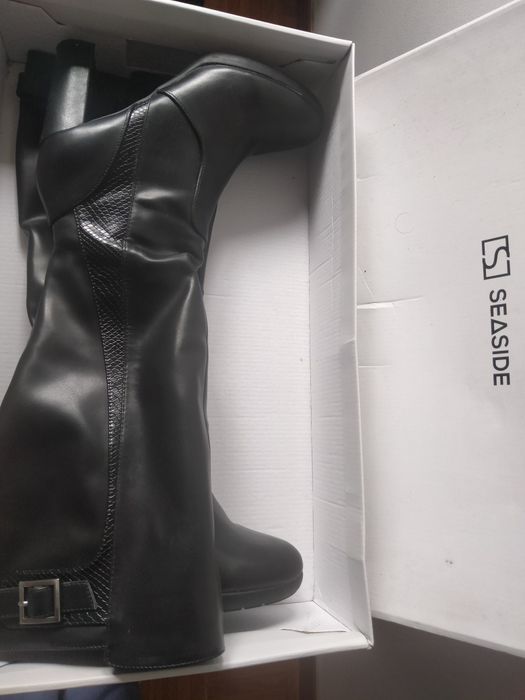 Bota cano alto seaside mto bom estado,