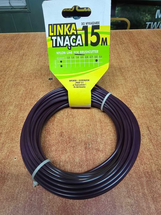 Nylonowa Zyłka tnąca szt.5 do podkaszarki okrągła 3 mm Łódź