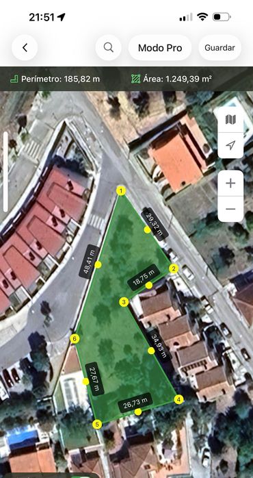 Terreno de 1200 m2 em tomar , com vista para castelo e cidade