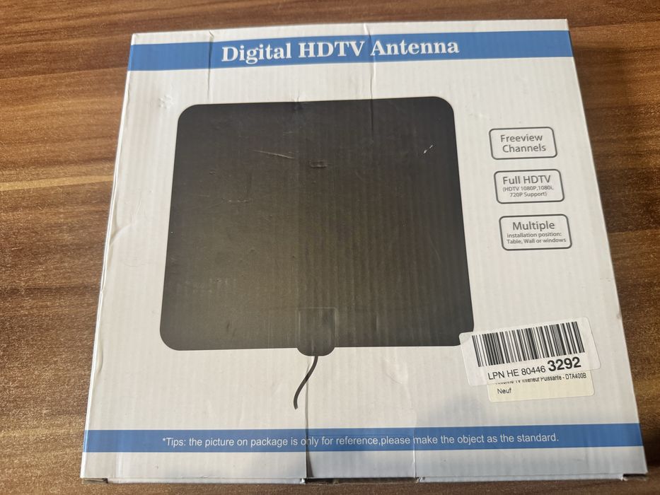 Antena TV wewnętrzna DTA400B DVB-T HDTV ze wzmacniaczem 5m
