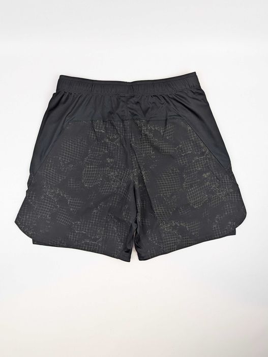 czarne męskie spodenki treningowe Reebok Strength 3.0 AOP, S