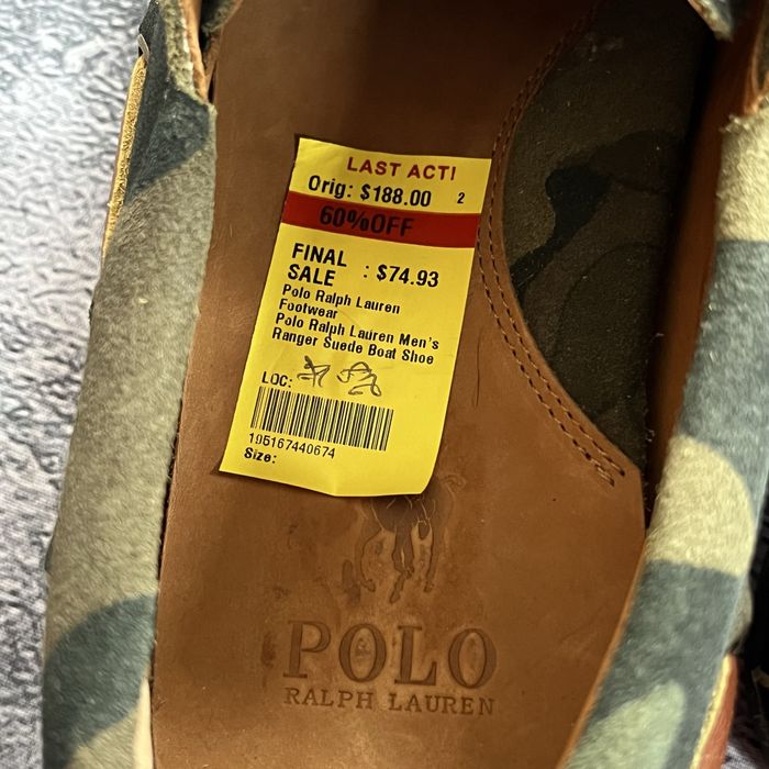 Макасины топсайдер Polo Ralph Lauren