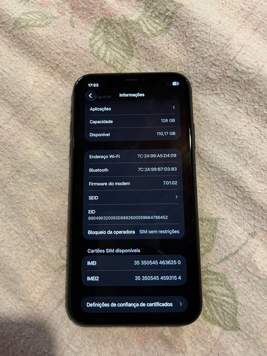 Iphone 11 Novo