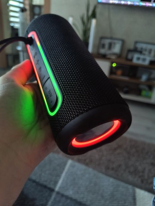 Bluetooth колонка по якості JBL потужний бас світлові ефекти SD карта