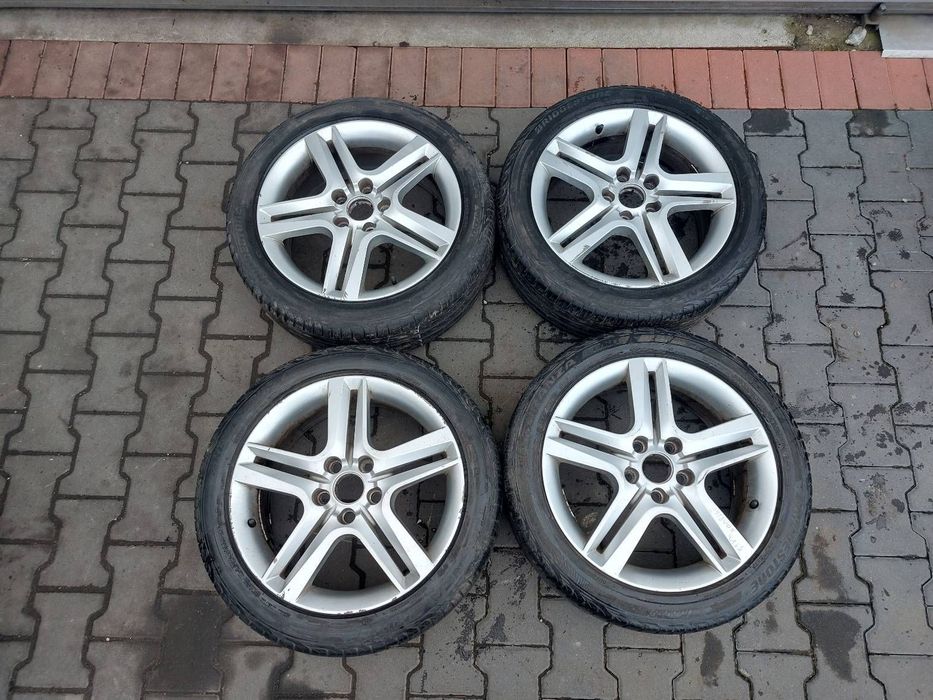 KOŁA 4SZT OPONY + FELGI + DYSTANSE 7JX17 ET54 225/45R17 5X112 AUDI A4 B6